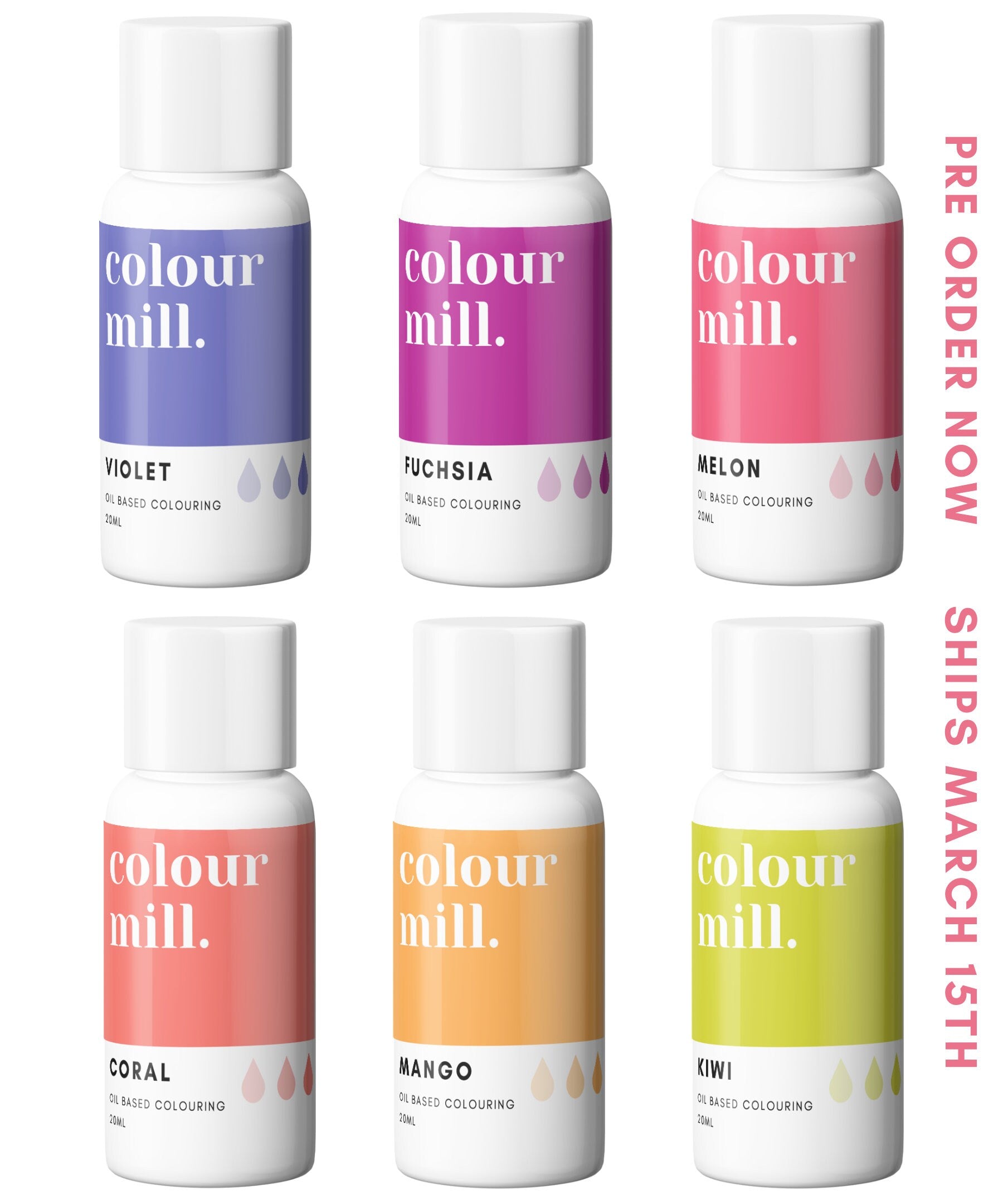 Colour mill Tropical Range 6 pack