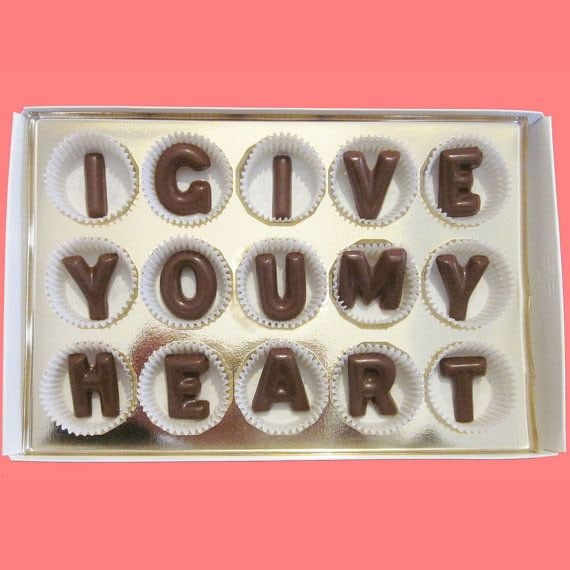 Alphabet Chocolate Candy Mold - chocolate mold, candy letter mold