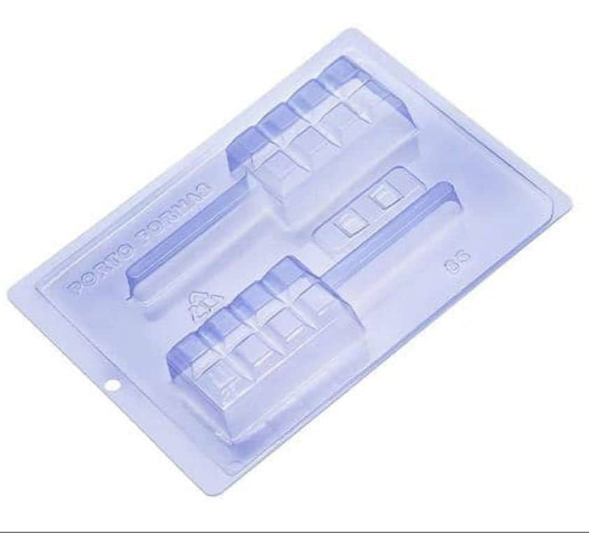 Candy Bar Cakesicle Square Bar Shell Chocolate Mold 3 part mold chocolate popsicle mold