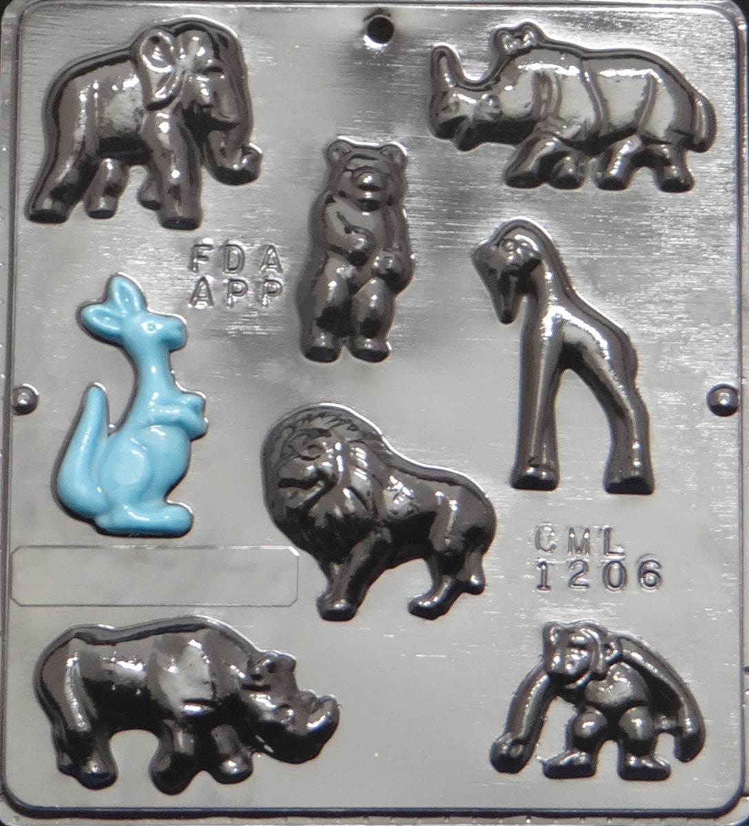 Assorted Animals Chocolate Candy Mold