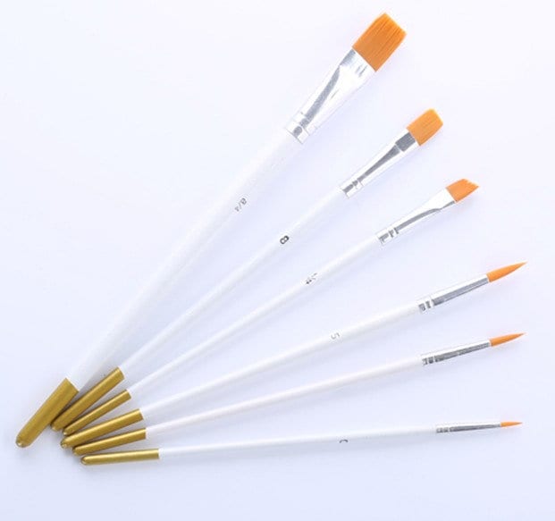 6Pcs Fondant Cake Decorating Painting Brush / Diy cake brush / Sugar Craft DIY Tool