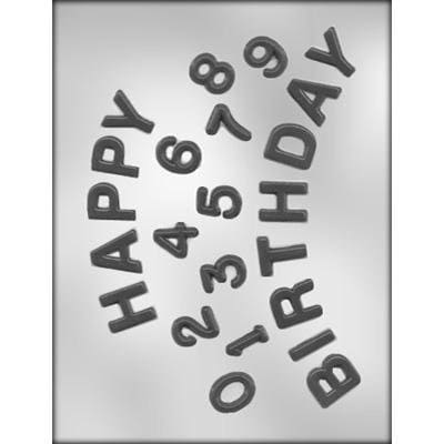 Happy Birthday Letter and Number Mold