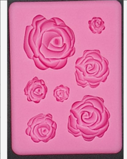 Assorted Rose Silicone Mold