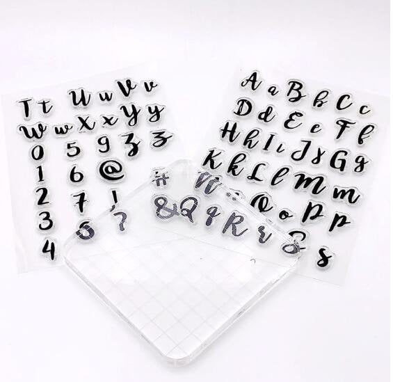 Baking and Candy coloring & Baking Decorating Tools for Sale Online - 3 pc letter full alphabet number stamp set sticky embosser