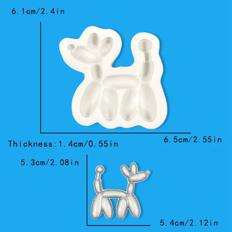 balloon dog Silicone Mold sugar craft fondant tools cake decorating mould baking tool DIY kitchen