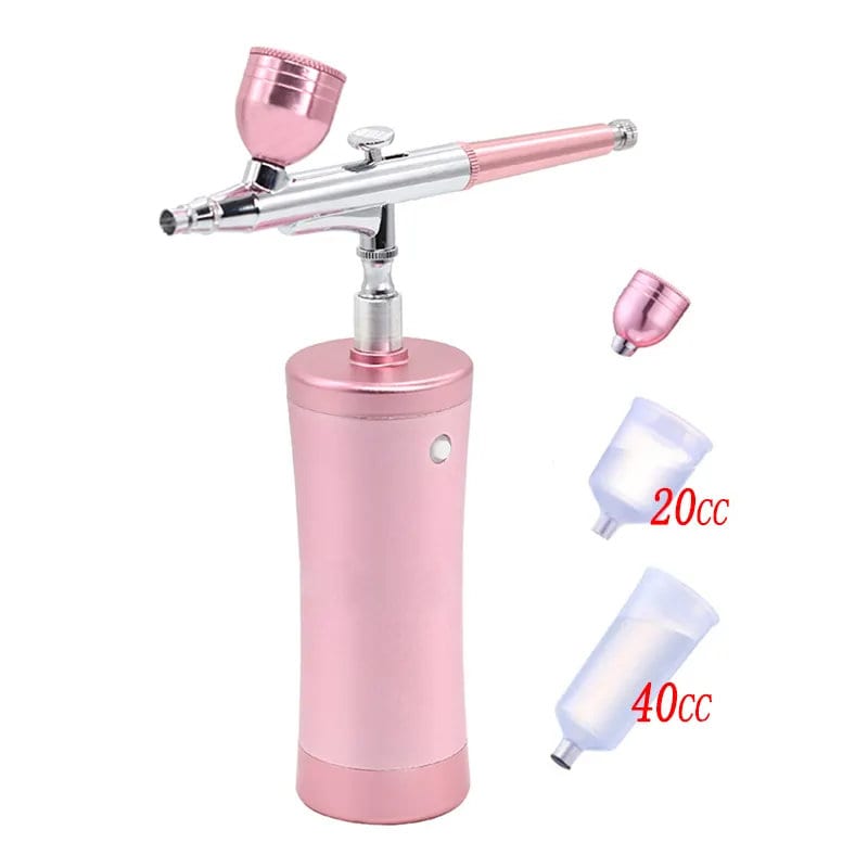 Pink Wireless Air Brush Tool - Cake air brush tool