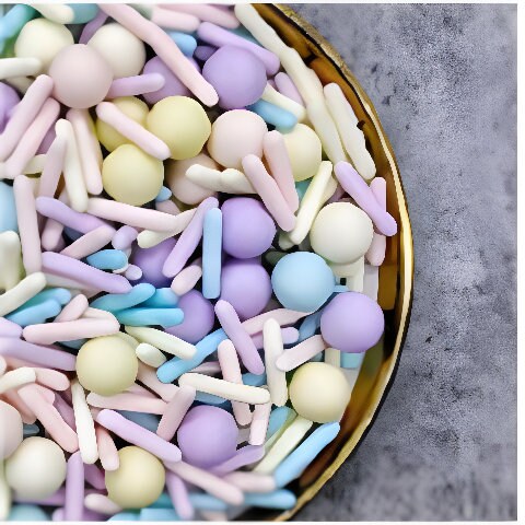 Matte pastel jumbo sprinkle mix