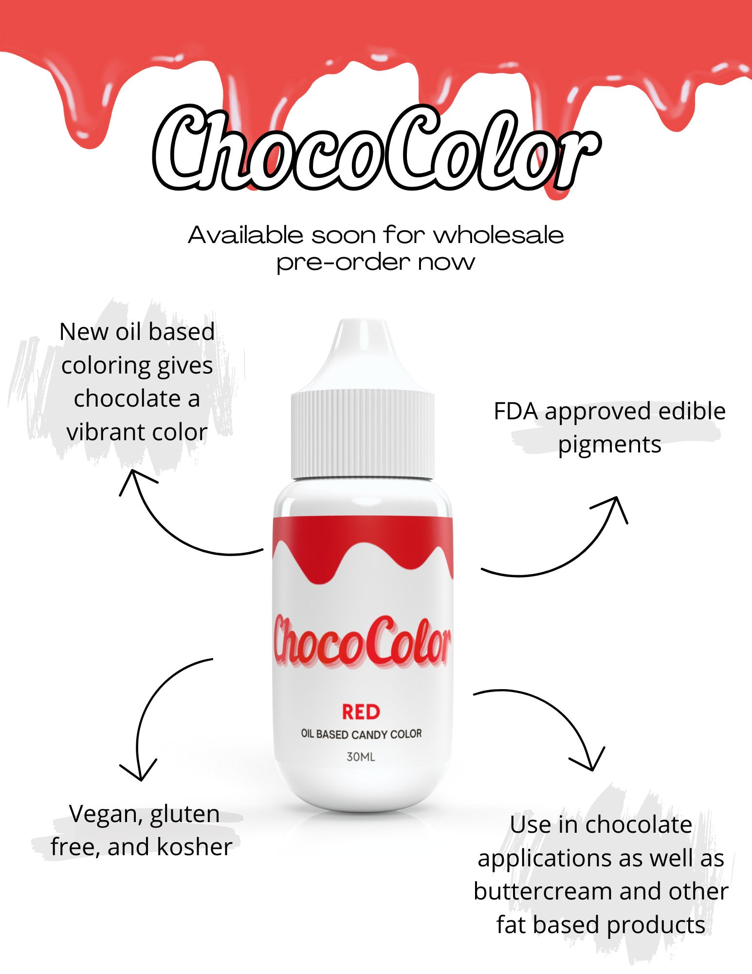 Chococolor chocolate food coloring oil based food coloring